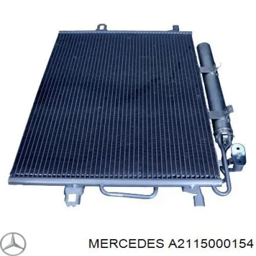 Radiador de aparelho de ar condicionado Mercedes A2115000154 preço, a partir de 59,04 EUR
