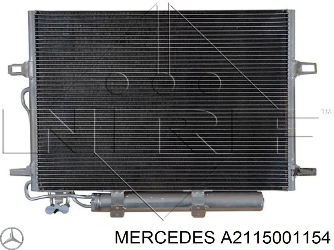 Compre A2115001154 Mercedes Radiador de aparelho de ar condicionado