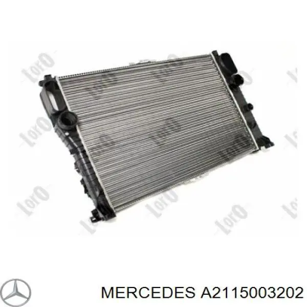 Radiador de esfriamento de motor Mercedes A2115003202 preço, a partir de 187,28 USD