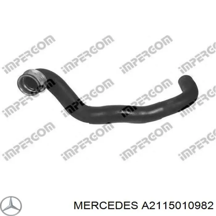 Compre A2115010982 Mercedes Mangueira (cano derivado) do radiador de esfriamento superior