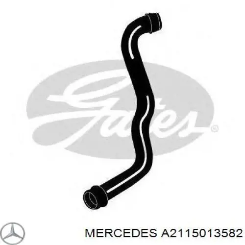 Compre A2115013582 Mercedes Mangueira (cano derivado) do radiador de esfriamento superior