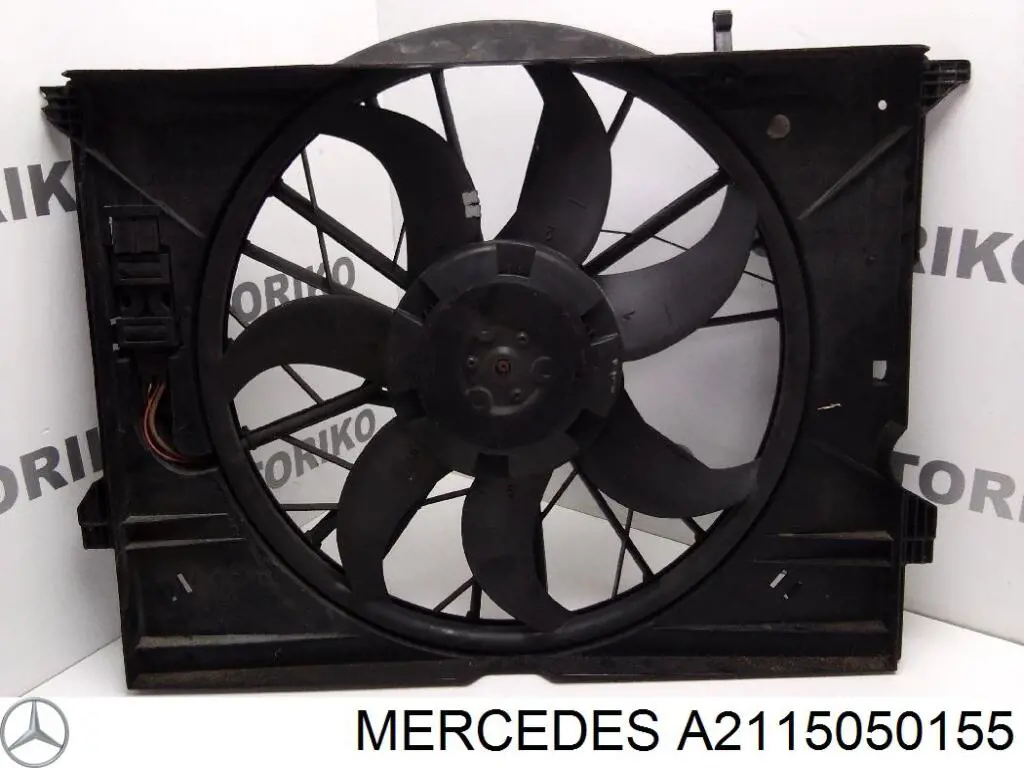 A2115050155 Mercedes Difusor do radiador de esfriamento