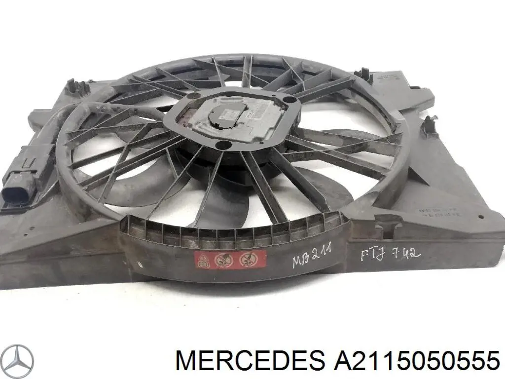 Ventilador elétrico de esfriamento montado (motor + roda de aletas) Mercedes A2115050555 preço, a partir de 253,68 USD