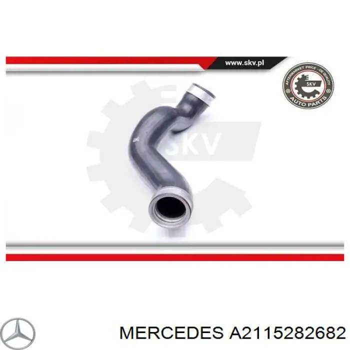 Mangueira (cano derivado) de intercooler Mercedes A2115282682 preço, a partir de 66,83 USD