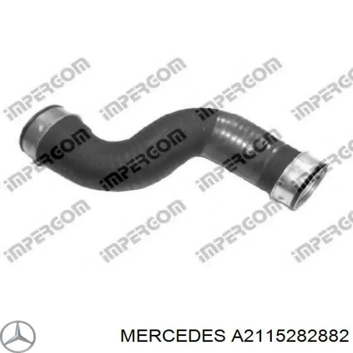 A2115282882 Mercedes Mangueira (cano derivado) de intercooler