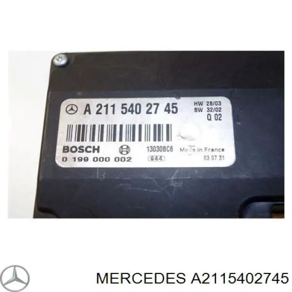 A2115402745 Mercedes Bateria recarregável (PILHA)