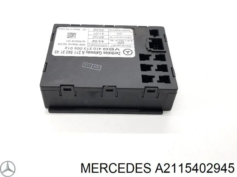 A2115402945 Mercedes Unidade de controlo do fecho central