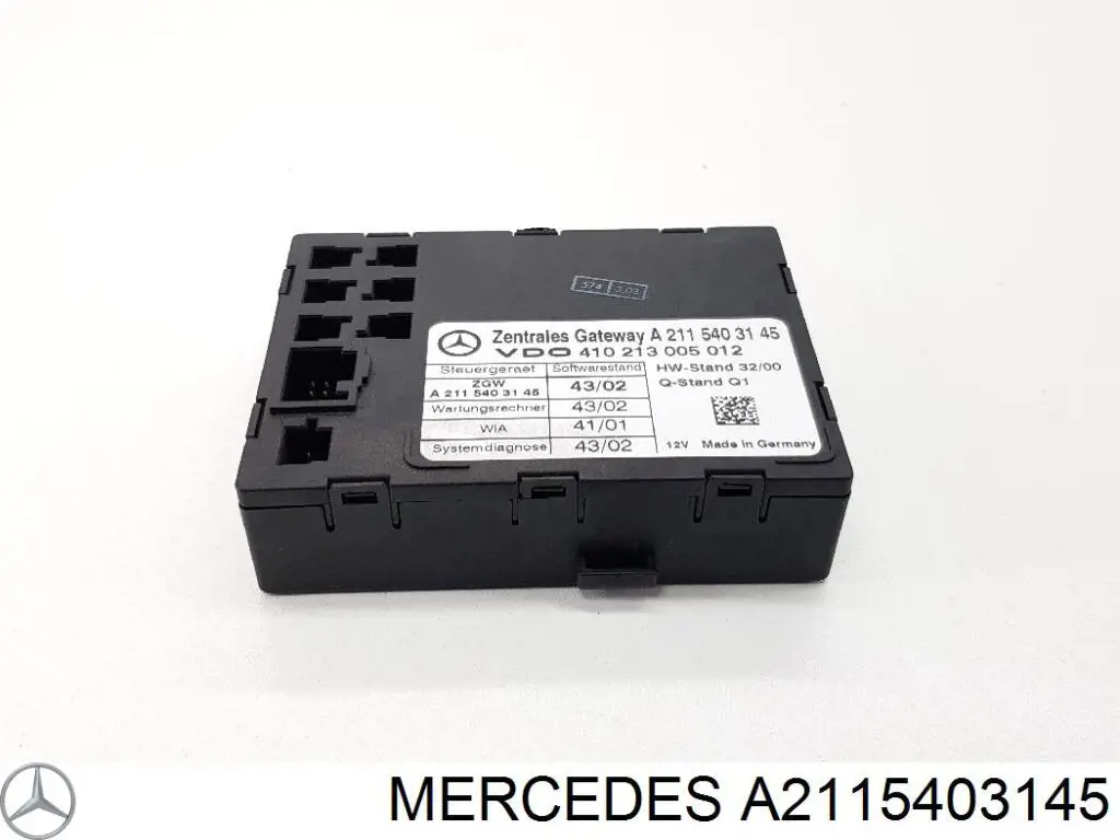 A2115403145 Mercedes Unidade de controlo do fecho central