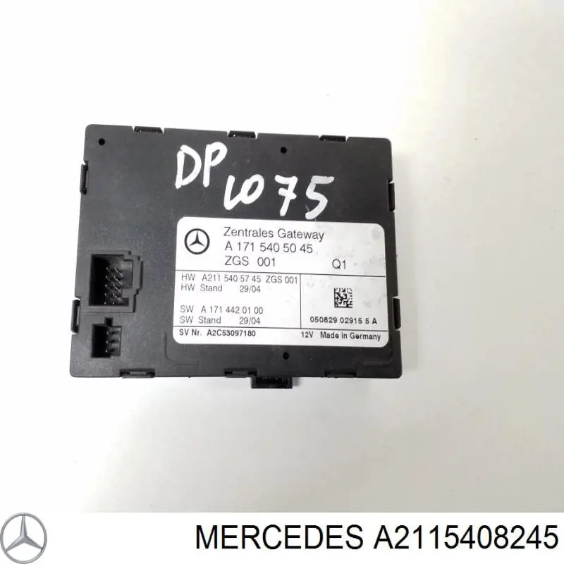 A2115408245 Mercedes Unidade de controlo do fecho central