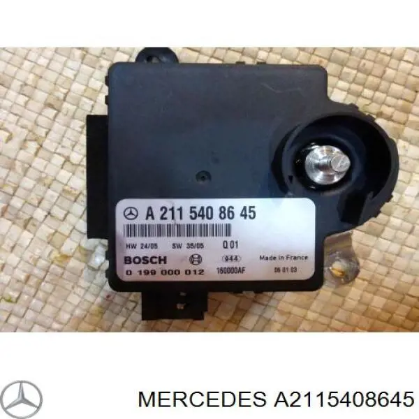 A2115408645 Mercedes Módulo (Centralina eletrônica) de controlo da PILHA