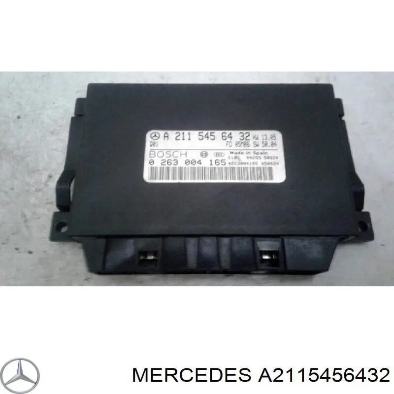 A2115456432 Mercedes Módulo de direção (Centralina eletrônica) de sensor de estacionamento