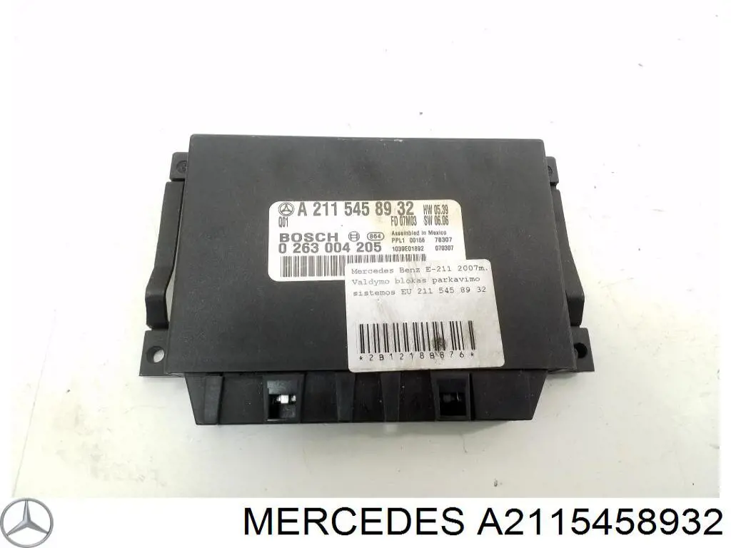Compre 2115458932 Mercedes Módulo de direção (Centralina eletrônica) de sensor de estacionamento