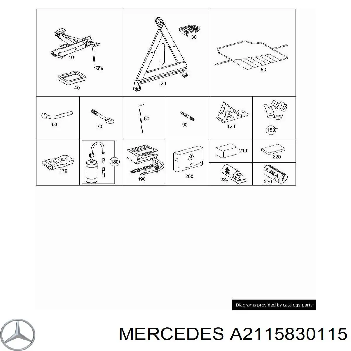 A2115830115 Mercedes 
