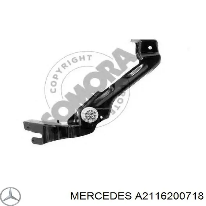 Compre A2116200718 Mercedes Suporte esquerdo do radiador (painel de montagem de fixação das luzes)