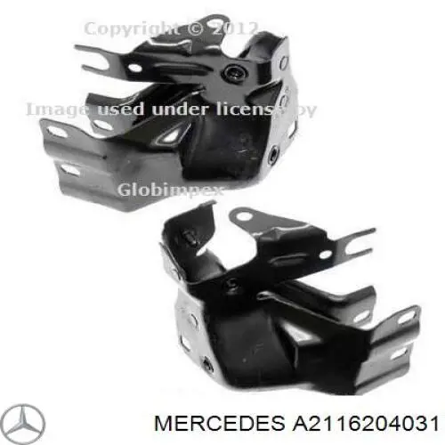 Compre A2116204031 Mercedes Consola de reforçador do pára-choque dianteiro