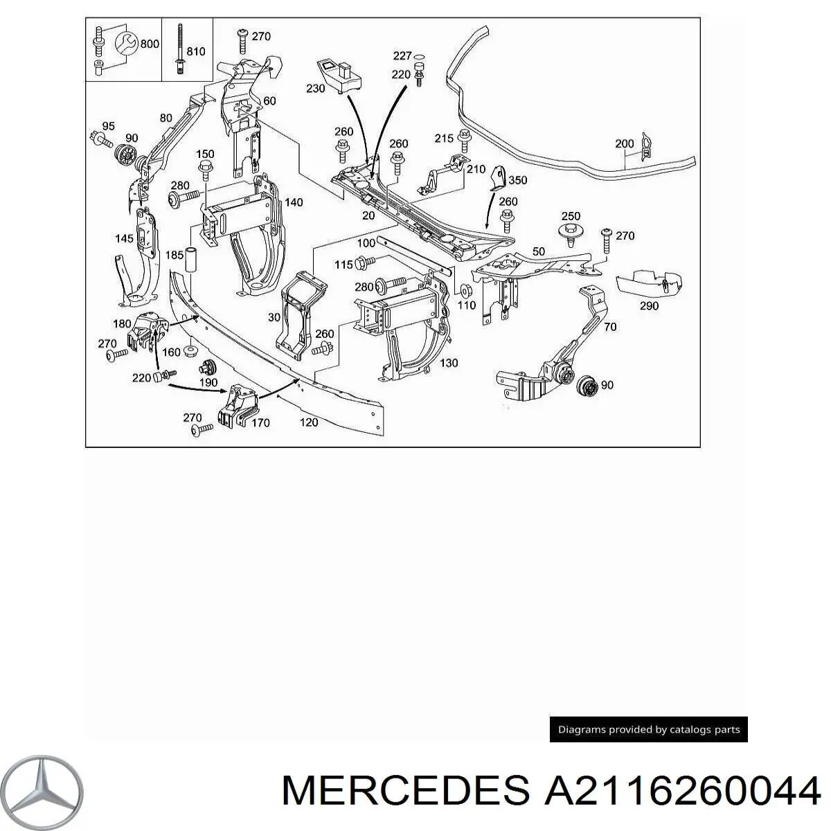 A2116260044 Mercedes 