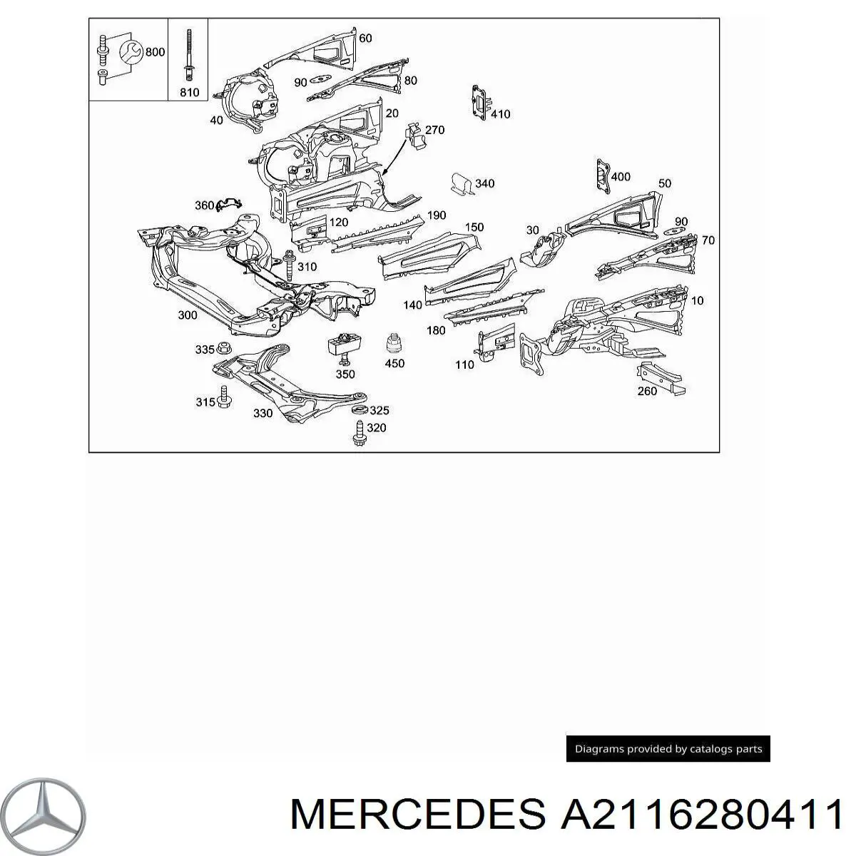 Consola de fixação da cremalheira da direção Mercedes A2116280511 preço, a partir de 67,86 USD
