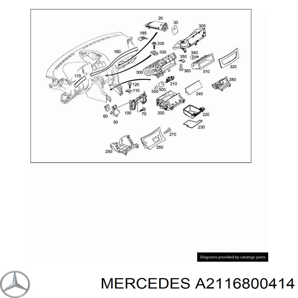 A2116800414 Mercedes 