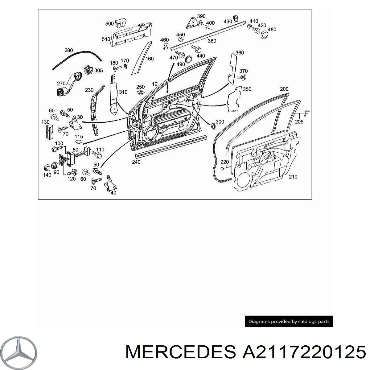 A2117220125 Mercedes 