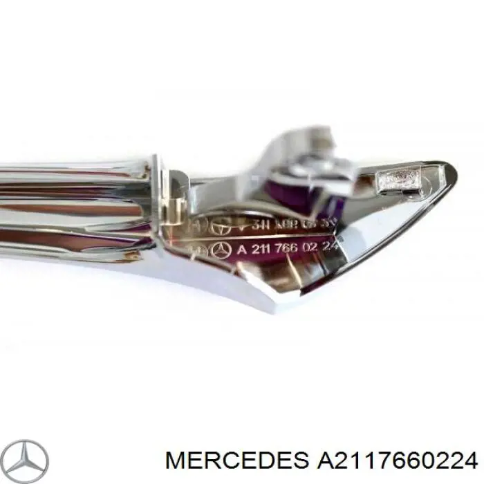 A2117660224 Mercedes Maçaneta interna direita da porta lateral (deslizante)