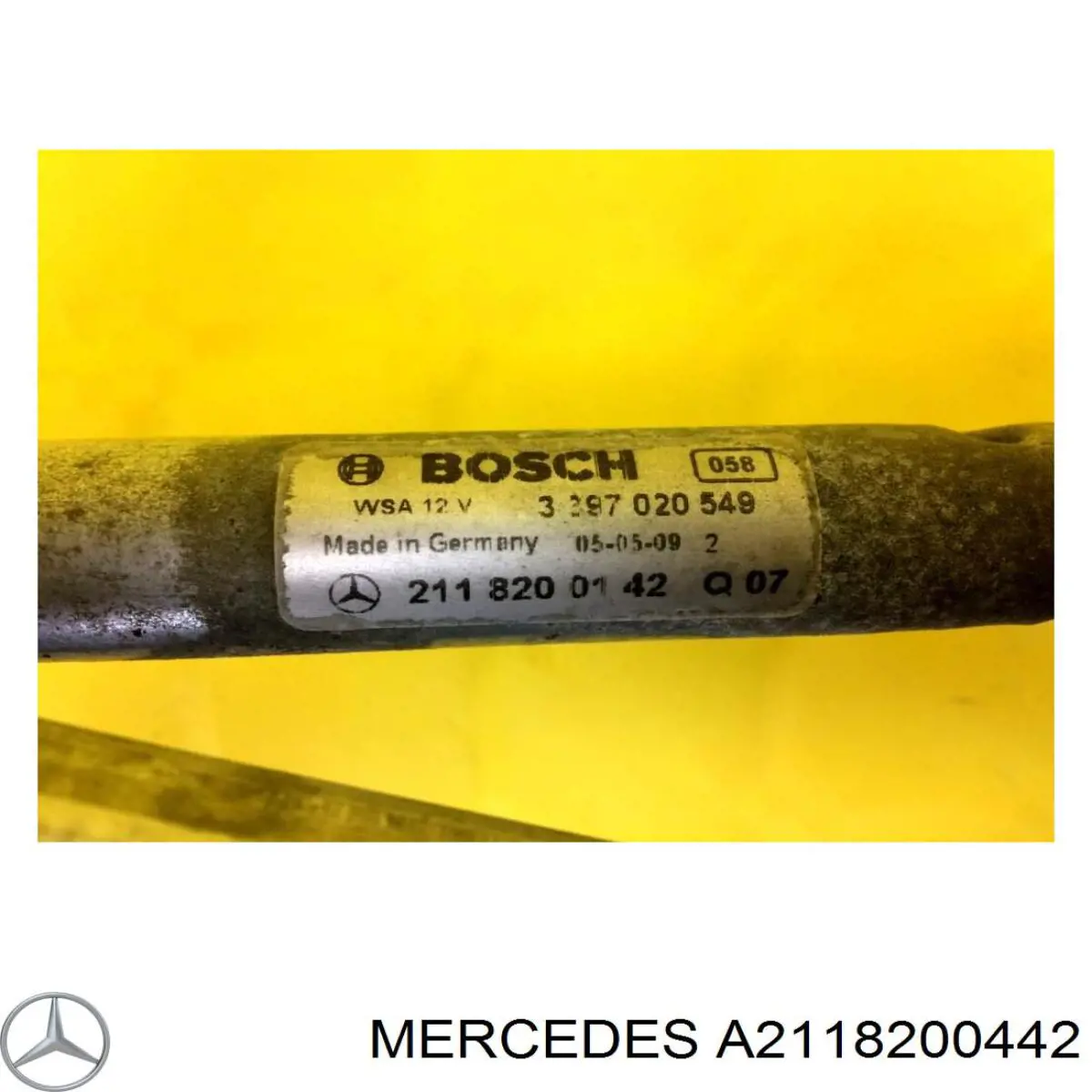 Motor de limpador pára-brisas do pára-brisas Mercedes A2118200442 preço, a partir de 71,51 USD