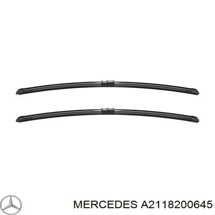Compre A2118200645 Mercedes Limpa-pára-brisas do pára-brisas, kit de 2 un.