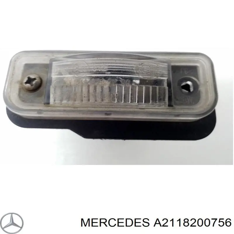 Lanterna da luz de fundo de matrícula traseira Mercedes A2118200756 preço, a partir de  