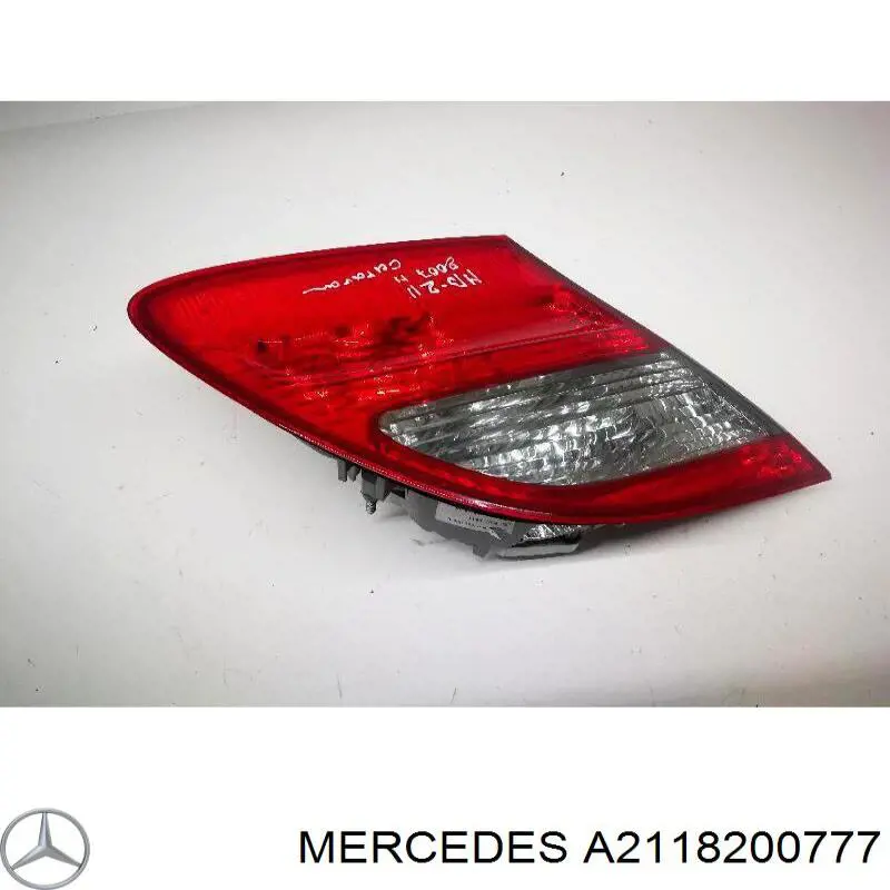 A2118200777 Mercedes Circuito de contato da luz traseira