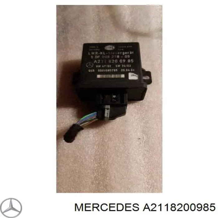 Compre 2118706226 Mercedes Módulo de controle (ECU) de nivelamento dos faróis