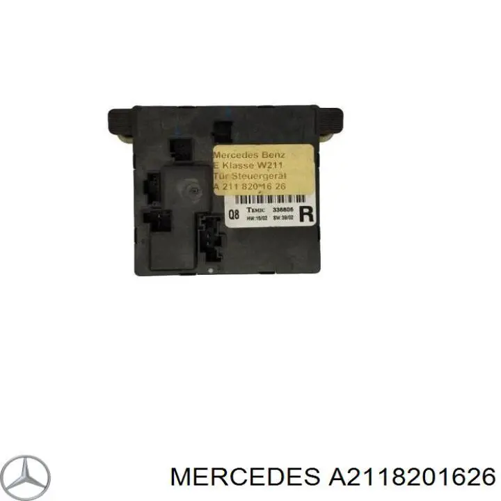 A2118201626 Mercedes Módulo de conforto da porta traseira