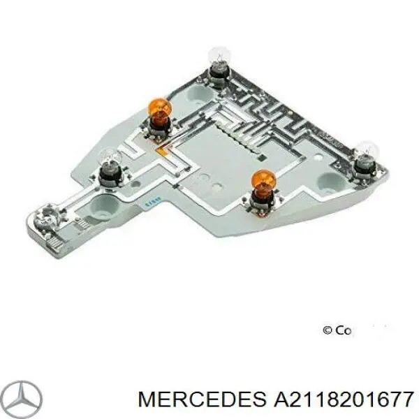 A211820167764 Mercedes Circuito de contato da luz traseira