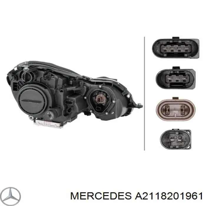 Luz esquerda Mercedes A2118201961 preço, a partir de 1429,80 USD