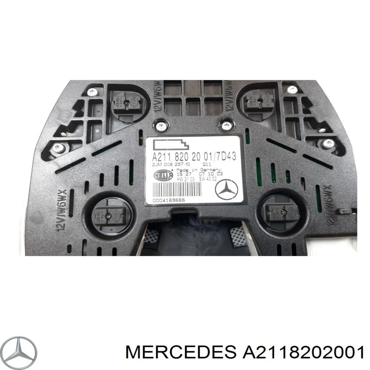 Quebra-luz de iluminação de salão (de cabina) Mercedes A2118202001