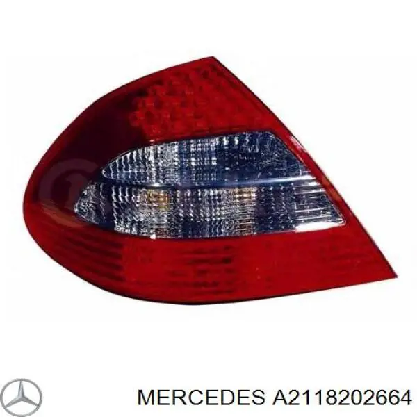 A2118202664 Mercedes Lanterna traseira direita