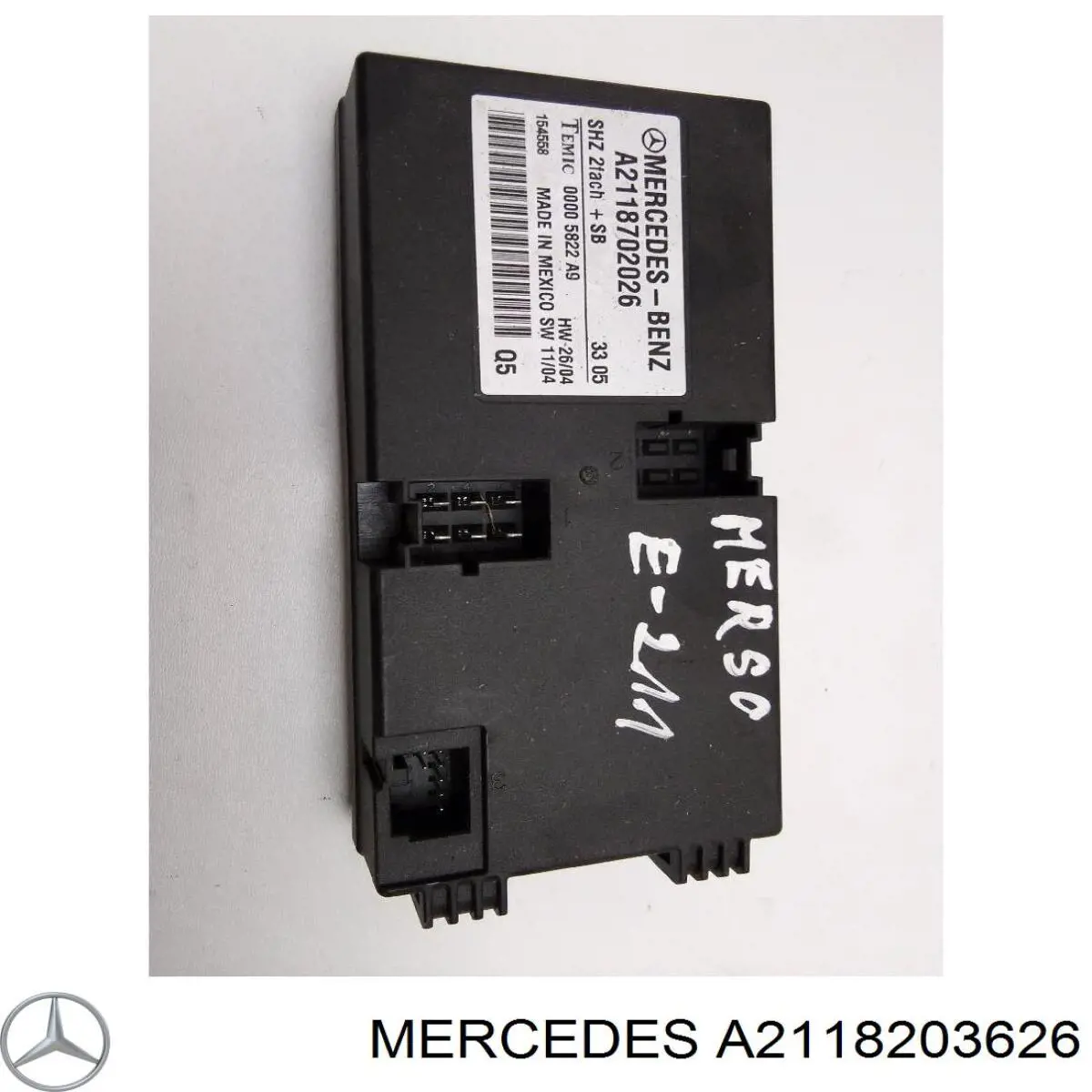 A2118203626 Mercedes Relê de aquecimento do assento