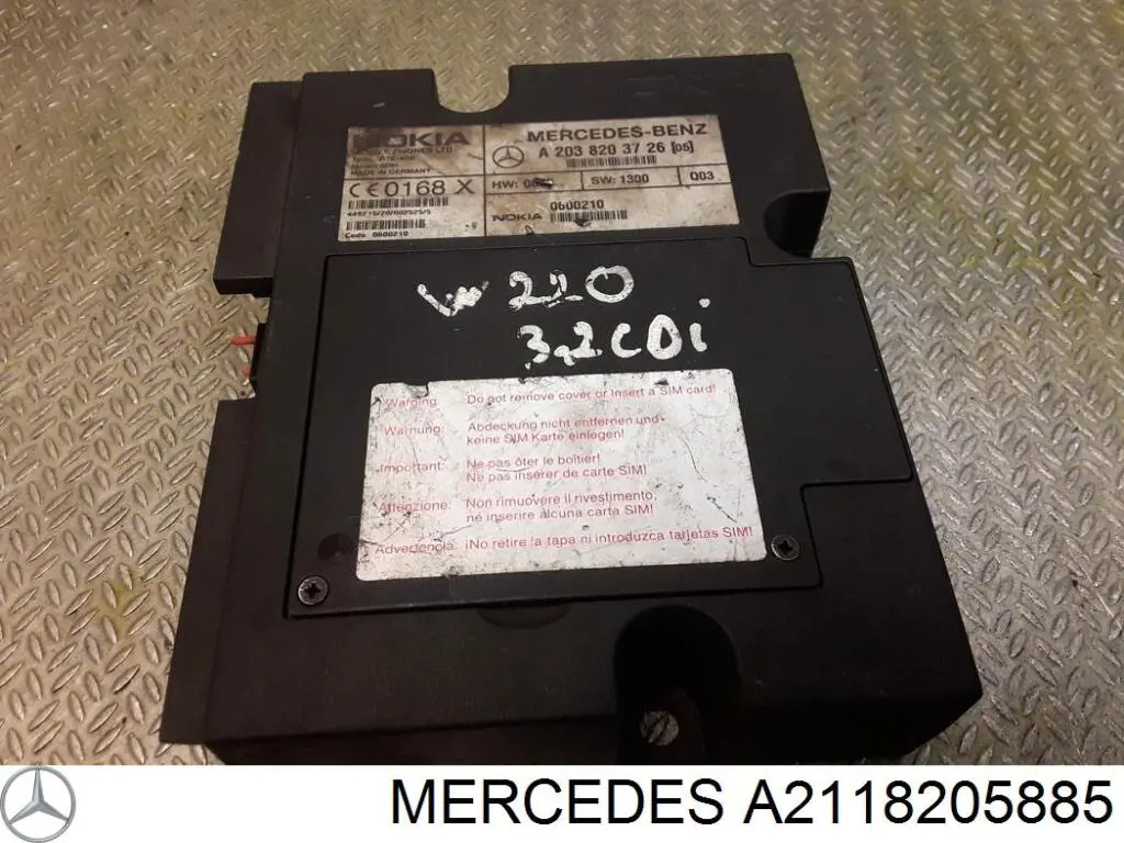 Unidade de controlo de telefone Mercedes A2118205885 preço, a partir de 74,91 USD