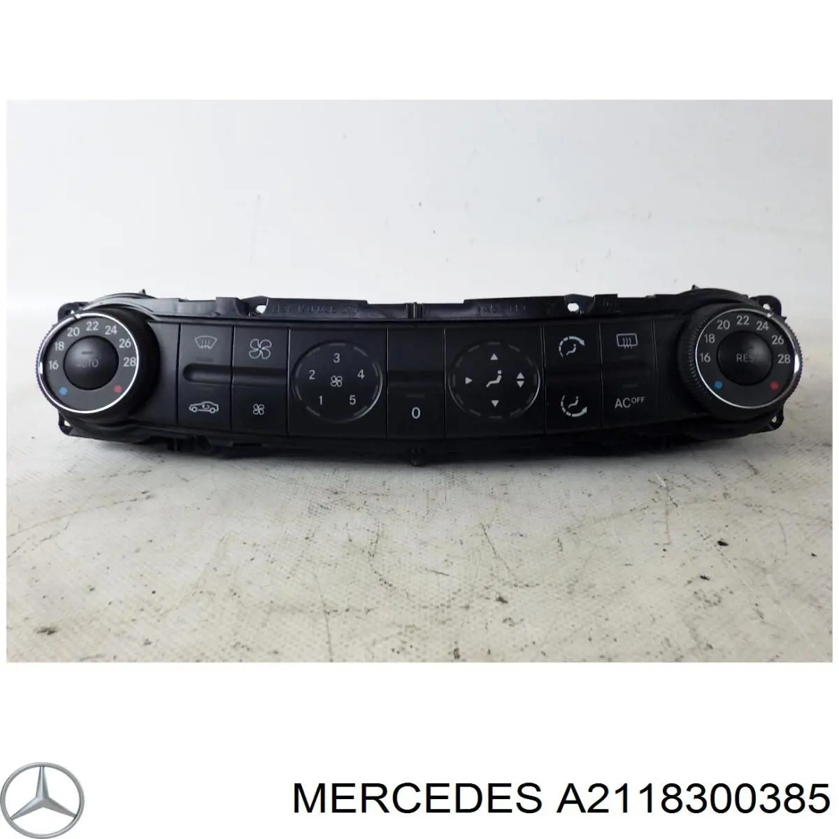 Unidade de controlo dos modos de aquecimento/condicionamento Mercedes A2118300385 preço, a partir de 54,06 USD