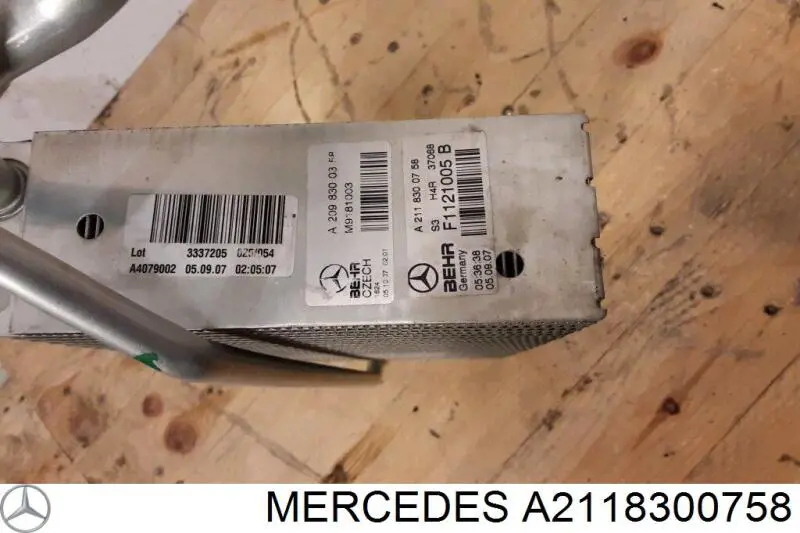 Vaporizador de aparelho de ar condicionado Mercedes A2118300758 preço, a partir de 73,34 USD