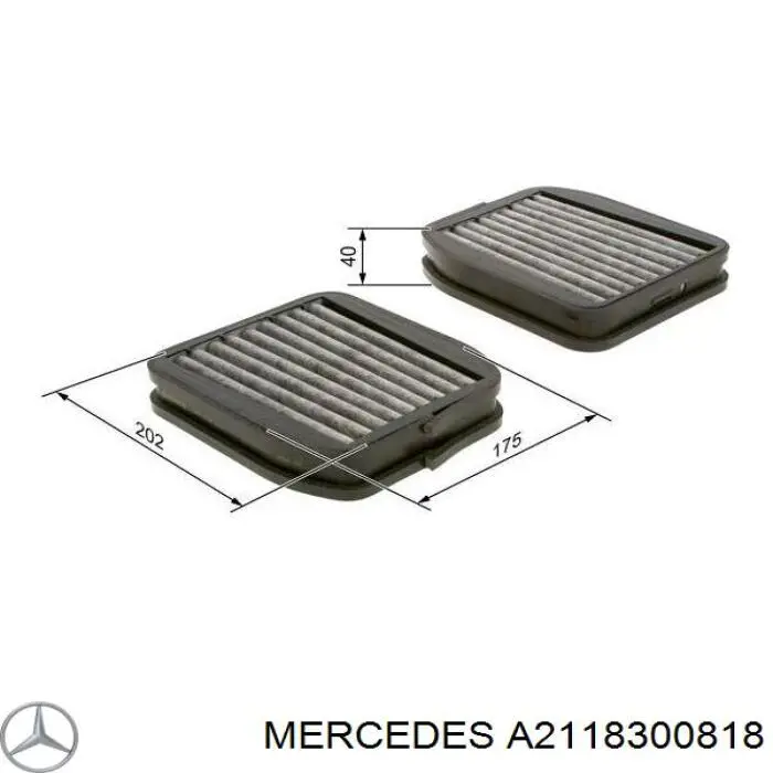 Compre A2118300818 Mercedes Filtro de salão