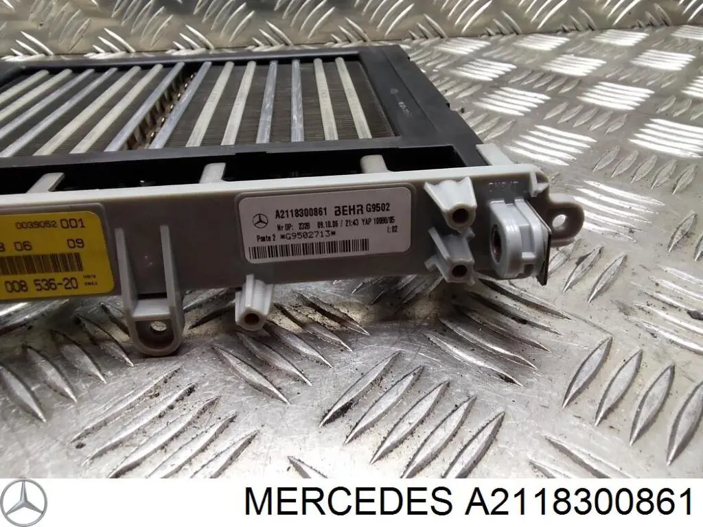 Compre A2118300861 Mercedes Aquecedor elétrico de ar do sistema de calefacção de salão