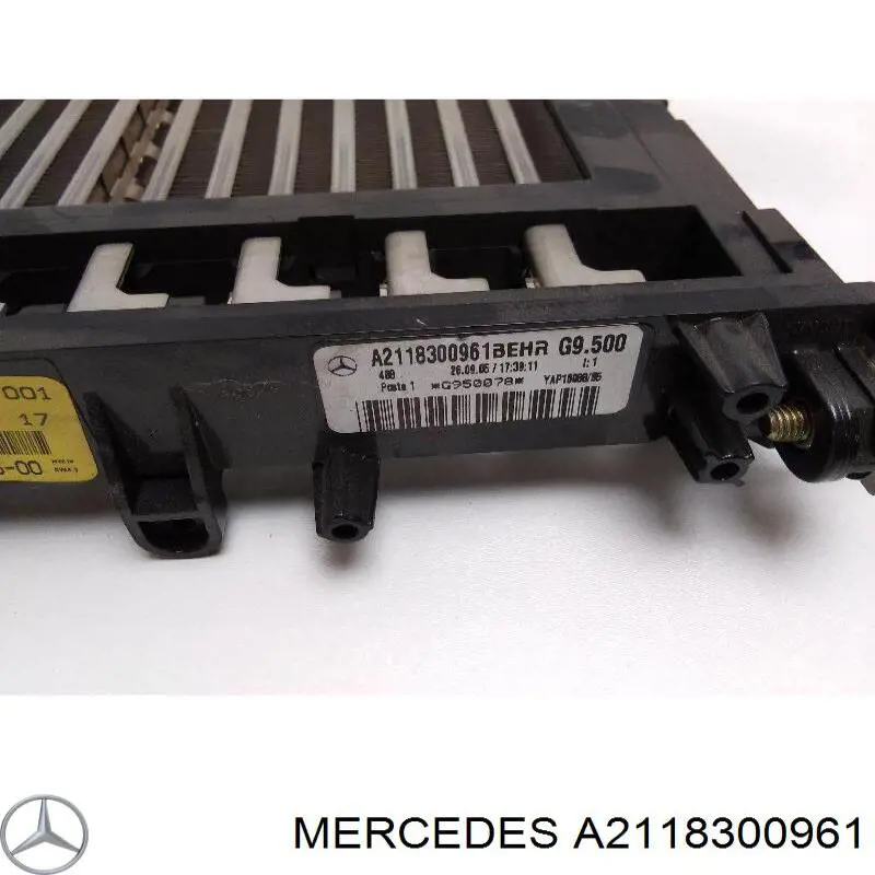 Aquecedor elétrico de ar do sistema de calefacção de salão Mercedes A2118300961 preço, a partir de 52,57 USD