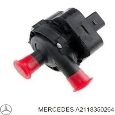 Bomba de água (bomba) de esfriamento, adicional elétrica Mercedes A2118350264 preço, a partir de 44,27 USD