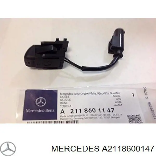 Injetor de fluido para lavador de pára-brisas Mercedes A2118600147 preço, a partir de  
