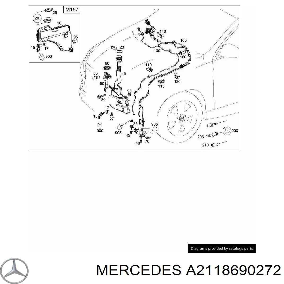  Mercedes A2118690272 preço, a partir de 10,89 USD