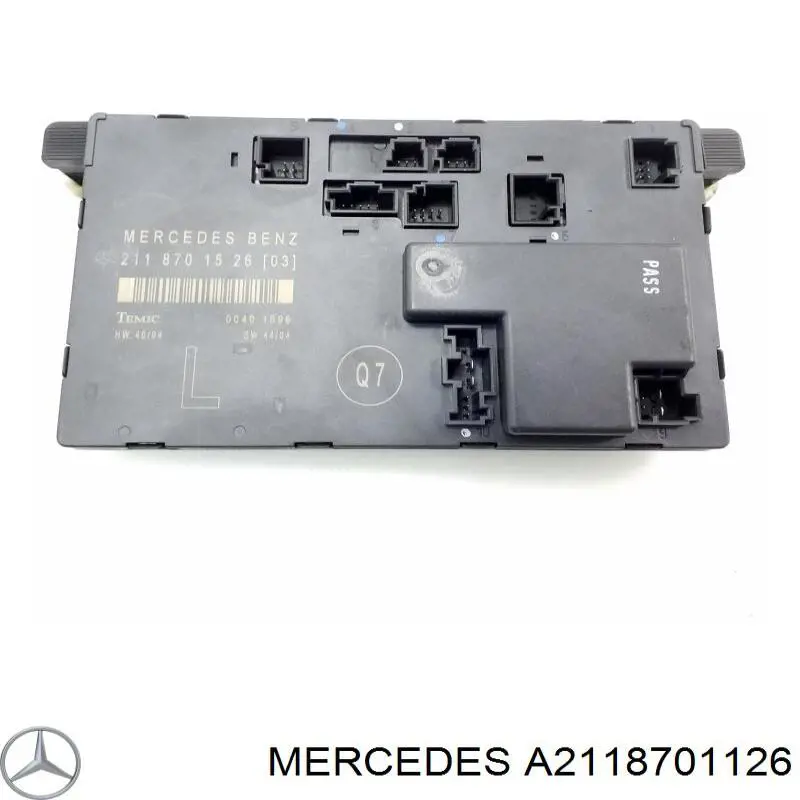 A2118701126 Mercedes Unidade de conforto
