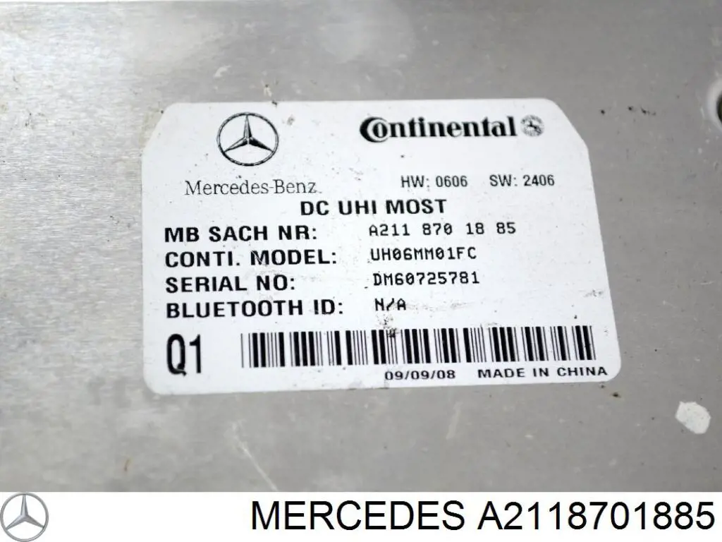 Compre A2118701885 Mercedes Unidade de controlo Bluetooth