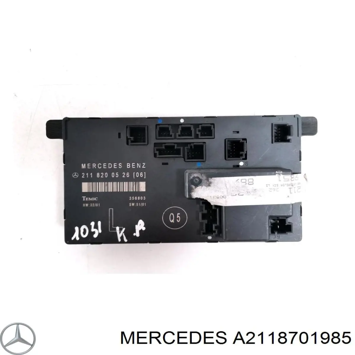 A2118701985 Mercedes Unidade de conforto