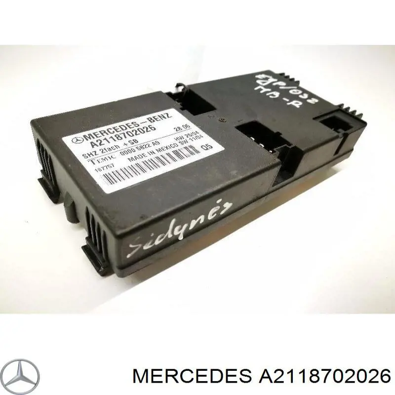 Compre A2118702026 Mercedes Relê de aquecimento do assento