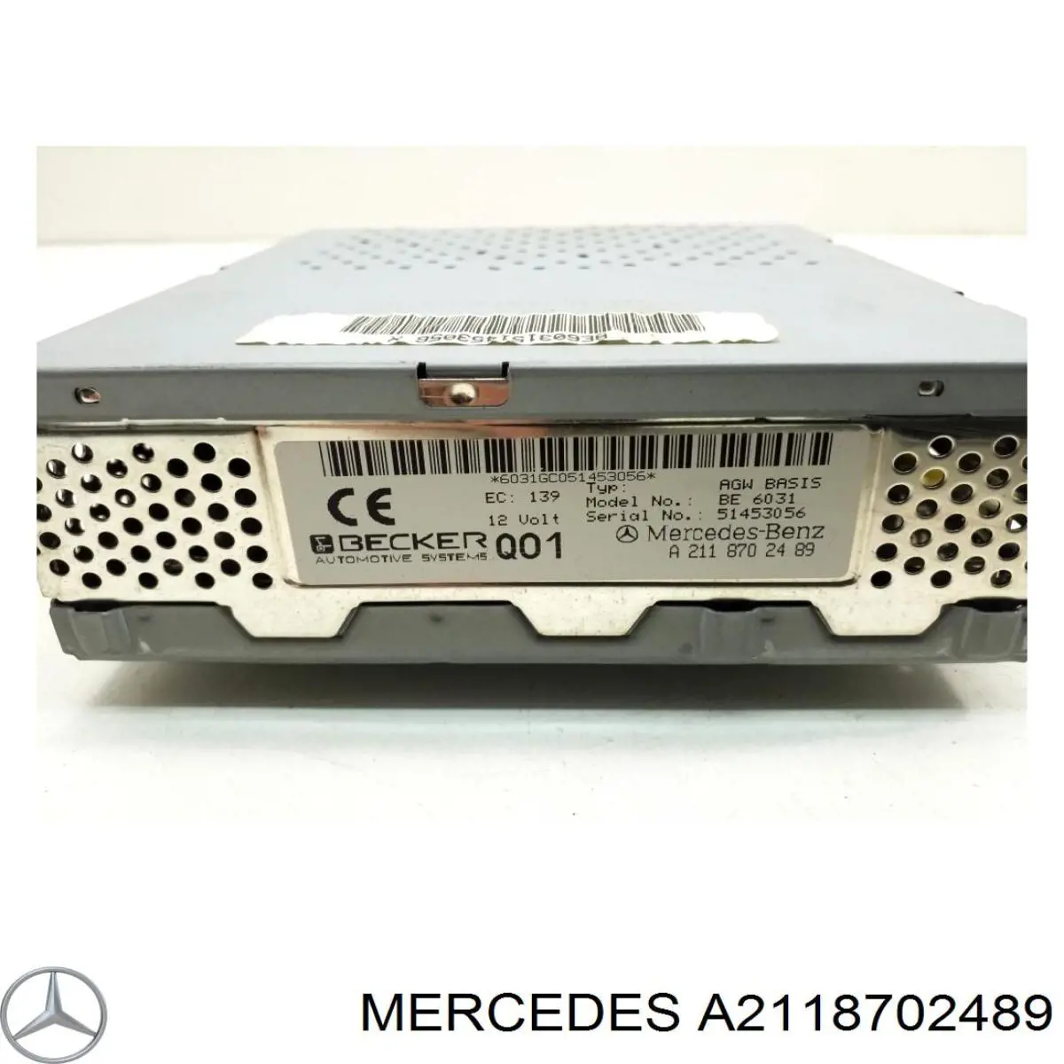 Compre A2118702489 Mercedes Reforçador do som de sistema de áudio