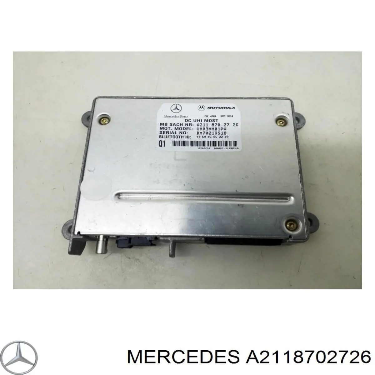 Compre A2118702726 Mercedes Unidade de controlo de telefone